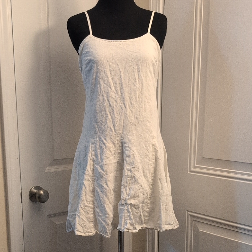 White Spaghetti Strap Dress